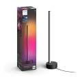 Philips - Lámpara de mesa LED RGB regulable Hue SIGNE LED/12W/230V 2000-6500K negra