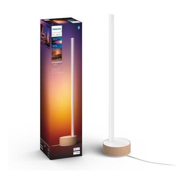 Philips - Lámpara de mesa LED RGBW regulable Hue SIGNE LED/11,8W/230V 2000-6500K