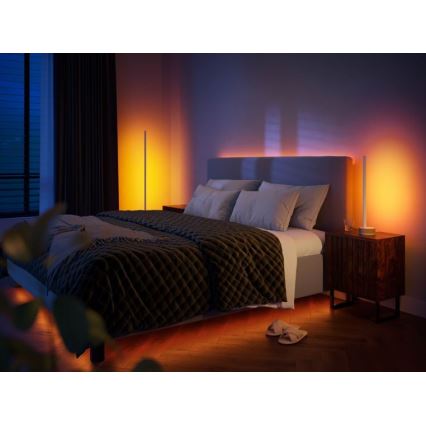 Philips - Lámpara de mesa LED RGBW regulable Hue SIGNE LED/11,8W/230V 2000-6500K