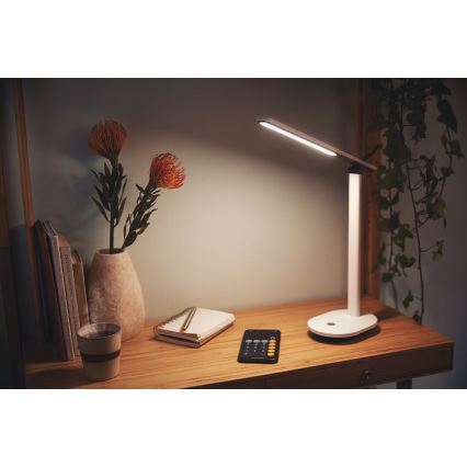 Philips - Lámpara de mesa táctil LED regulable IVORY LED/5W/5V 3000 mAh 2700/3600/5000K CRI 90