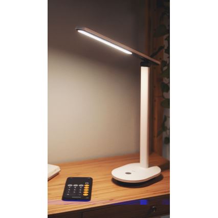 Philips - Lámpara de mesa táctil LED regulable IVORY LED/5W/5V 3000 mAh 2700/3600/5000K CRI 90