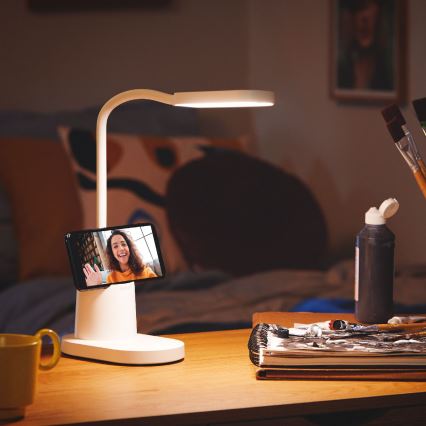 Philips - Lámpara de mesa regulable LED táctil BUCKET LED/7W/5V 1800 mAh 3000/4000/5700K CRI 90