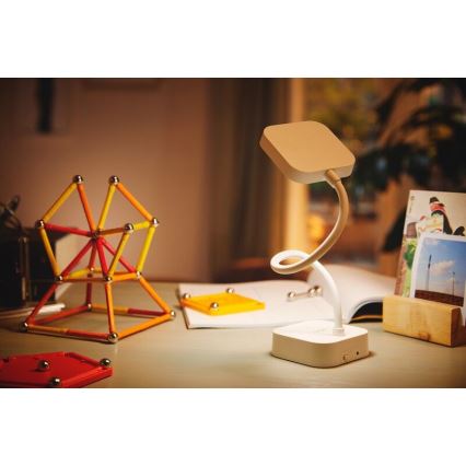 Philips - Lámpara de mesa regulable LED táctil ROCK LED/5W/5V 1800 mAh