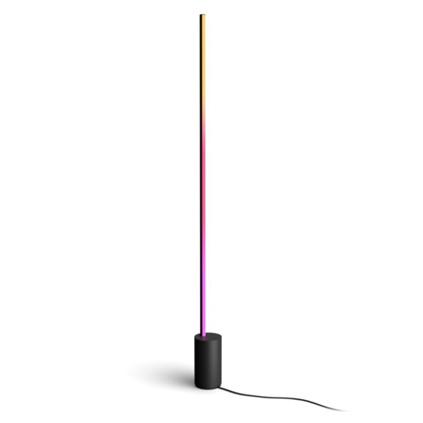 Philips - Lámpara de pie LED RGBW regulable Hue SIGNE LED/29W/230V 2000-6500K negro