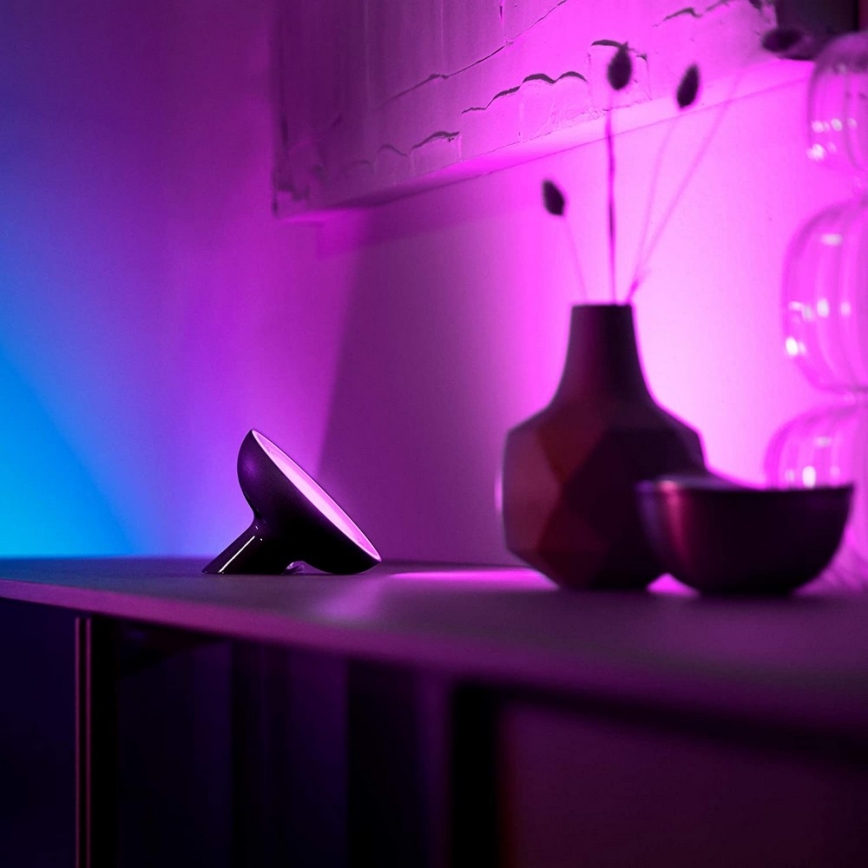 Philips - Lámpara de sobremesa regulable Hue BLOOM RGB LED/7,1W/230V