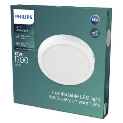 Philips - Lámpara de techo LED LED/12W/230V 2700K blanco