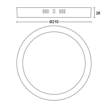 Philips - Lámpara de techo LED LED/12W/230V 2700K blanco