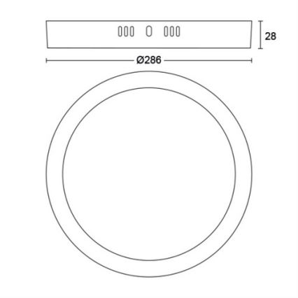 Philips - Lámpara de techo LED LED/20W/230V 2700K blanco