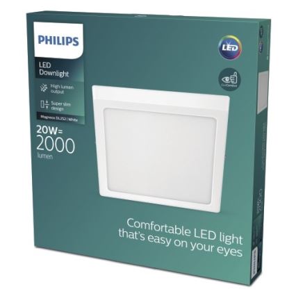Philips - Lámpara de techo LED LED/20W/230V 2700K blanco