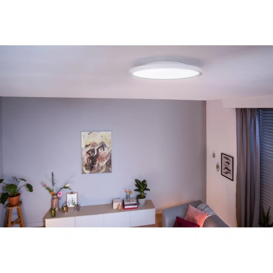 Philips - Lámpara de techo LED regulable Hue AURELLE LED/21W/230V 2200-6500K Ø 39,5 cm blanca