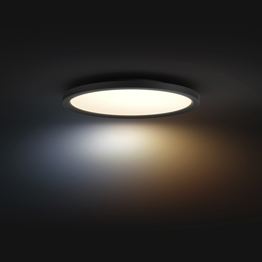 Philips - Luminaria de techo LED regulable Hue AURELLE LED/21W/230V 2200-6500K Ø 39,5 cm negra