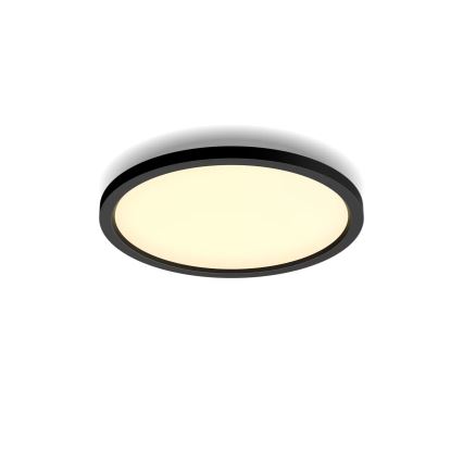 Philips - Luminaria de techo LED regulable Hue AURELLE LED/21W/230V 2200-6500K Ø 39,5 cm negra