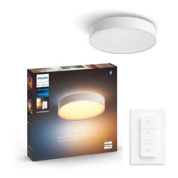 Philips - Lámpara de techo LED regulable Hue LED/19,2W/230V 2200-6500K Ø 381 mm blanca + mando a distancia