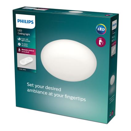 Philips - Lámpara de techo LED regulable 1xLED/23W/230V con mando a distancia
