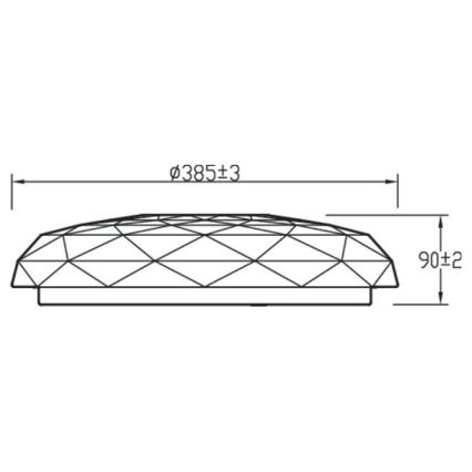 Philips - Lámpara de techo LED regulable LED/23W/230V 2700-6500K + mando a distancia