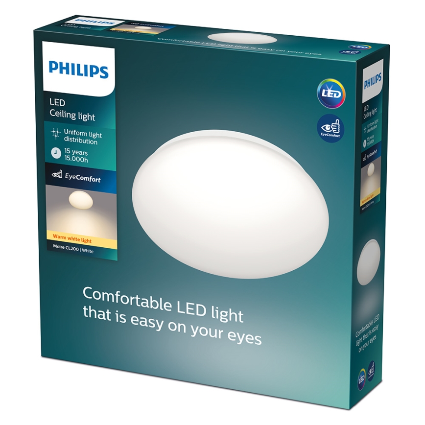 Philips - Luminaria de techo LED/10W/230V 2700K