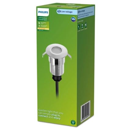Philips - Lámpara empotrable de exterior LED SPORE LED/1W/24V IP67
