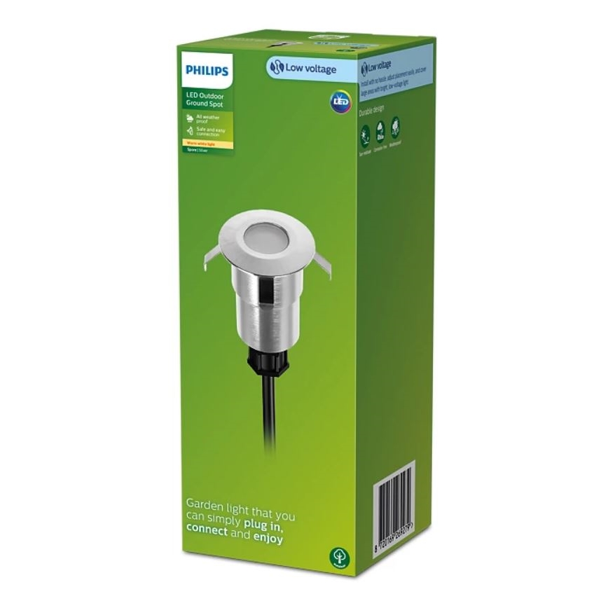 Philips - Lámpara empotrable de exterior LED SPORE LED/1W/24V IP67