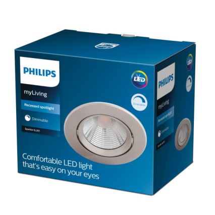 Philips - Lámpara empotrable LED regulable SPARKLE LED/5,5W/230V