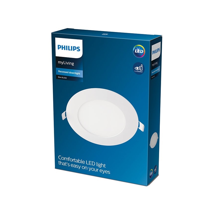 Philips - Lámpara empotrable LED SLIM LED/9W/230V 3000K