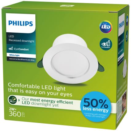 Philips - Lámpara empotrada LED LED/2W/230V 3000K