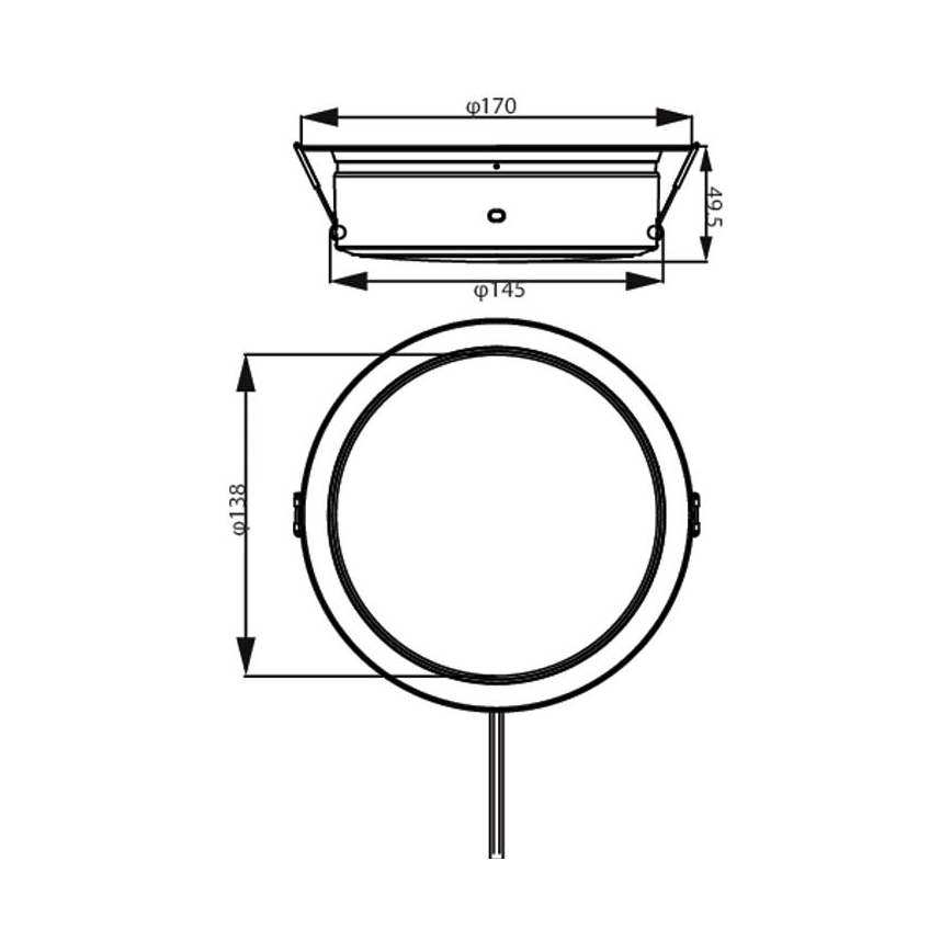 Philips - Lámpara empotrada LED LED/6,5W/230V 3000K