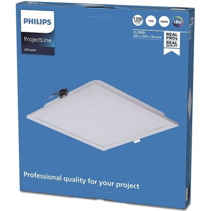 Philips - Lámpara empotrada LED PROJECTLINE LED/15W/230V 29,5x29,5 cm