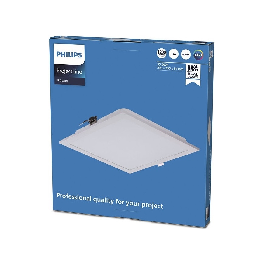 Philips - Lámpara empotrada LED PROJECTLINE LED/15W/230V 29,5x29,5 cm