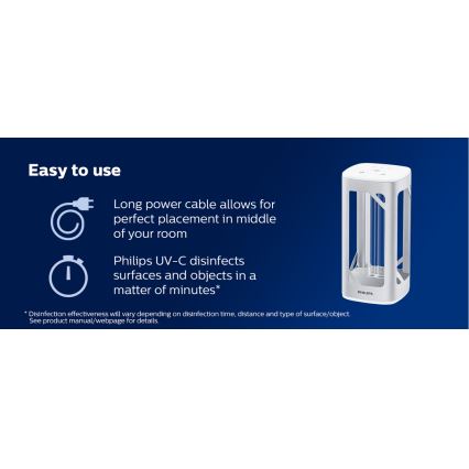 Philips - Lámpara germicida desinfectante con sensor UV-C/24W/230V