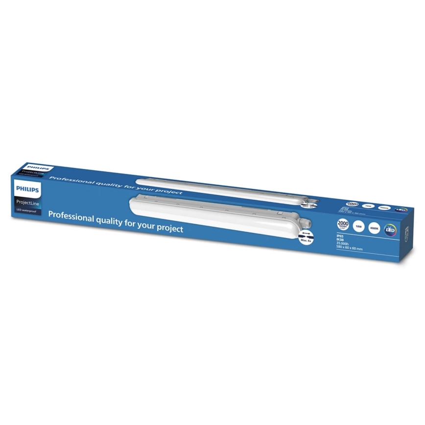 Philips - Lámpara industrial LED PROJECTLINE LED/18W/230V 58 cm IP65