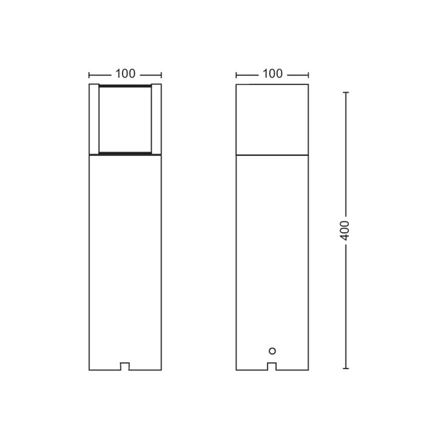 Philips - Lámpara LED de exterior LED/6W/12V 4000K 2700K IP44