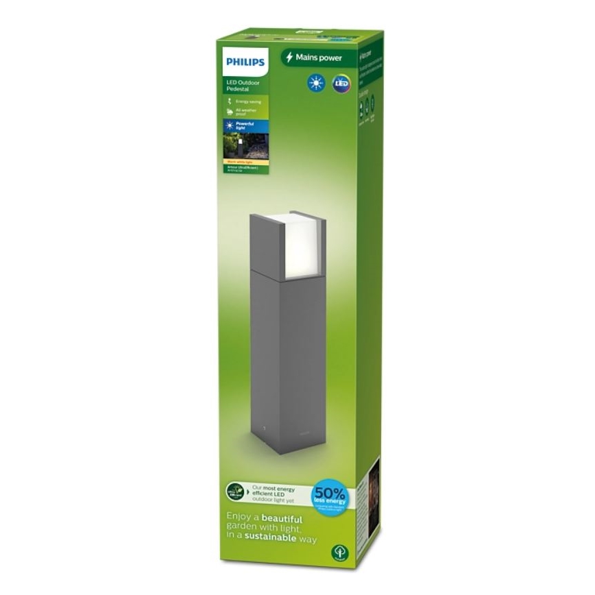 Philips - Lámpara LED de exterior ARBOUR LED/3,8W/230V 40 cm 2700K IP44