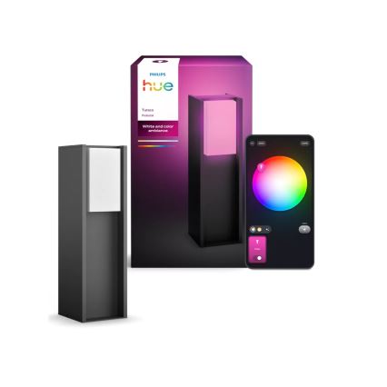 Philips - Lámpara LED exterior regulable Hue TURACO 1xE27/8,1W/230V 40 cm IP44