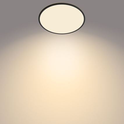 Philips - Lámpara LED exterior regulable SUPERSLIM SCENE SWITCH LED/15W/230V IP54 negro
