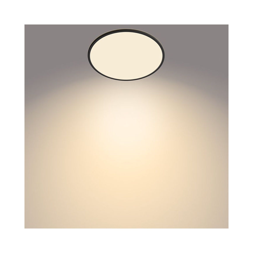 Philips - Lámpara LED exterior regulable SUPERSLIM SCENE SWITCH LED/15W/230V IP54 negro