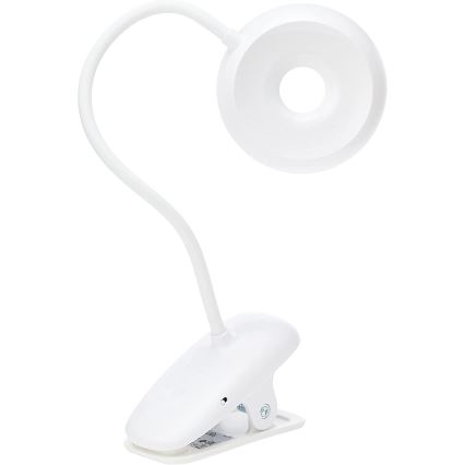 Philips - Lámpara LED regulable con clip DONUTCLIP LED/3W/5V 1200 mAh CRI 90 blanco
