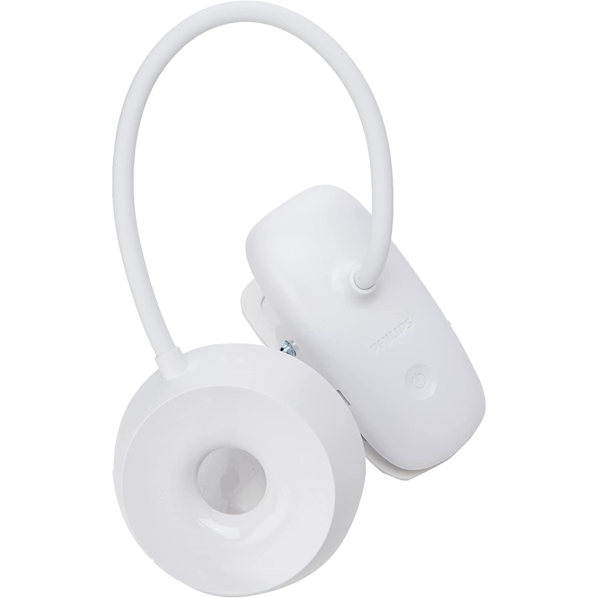Philips - Lámpara LED regulable con clip DONUTCLIP LED/3W/5V 1200 mAh CRI 90 blanco