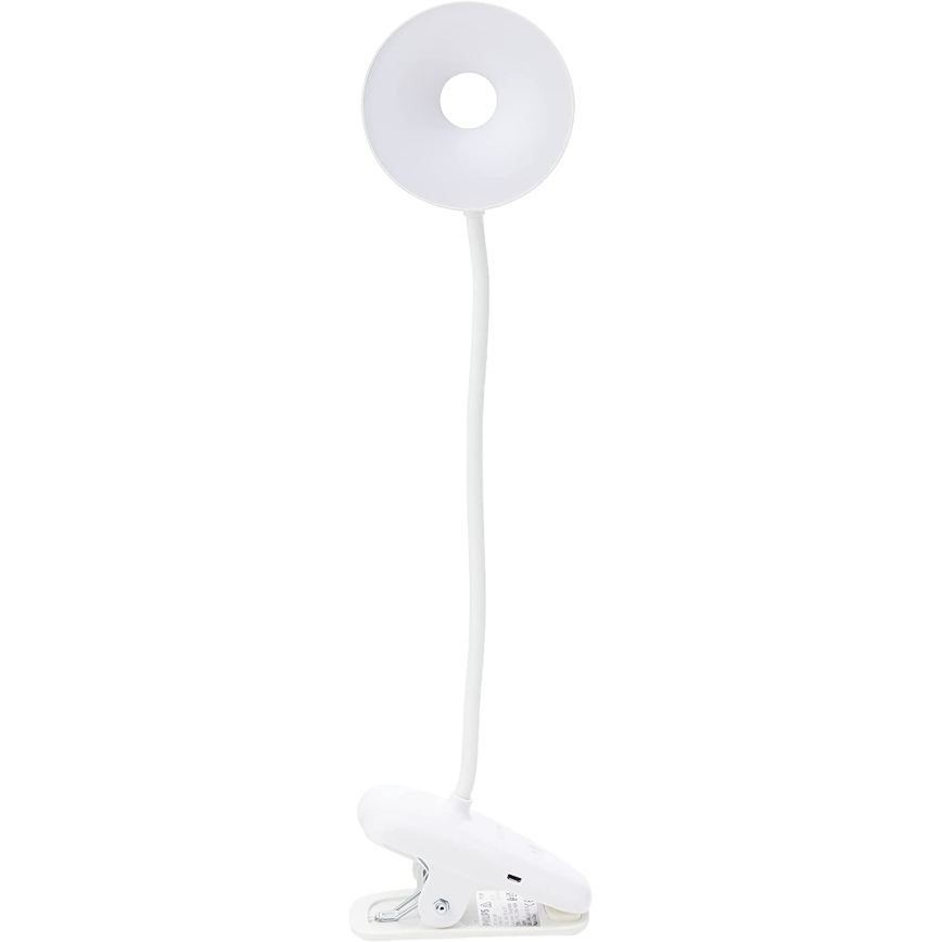 Philips - Lámpara LED regulable con clip DONUTCLIP LED/3W/5V 1200 mAh CRI 90 blanco