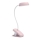 Philips - Lámpara LED regulable con clip DONUTCLIP LED/3W/5V 1200 mAh CRI 90 rosa
