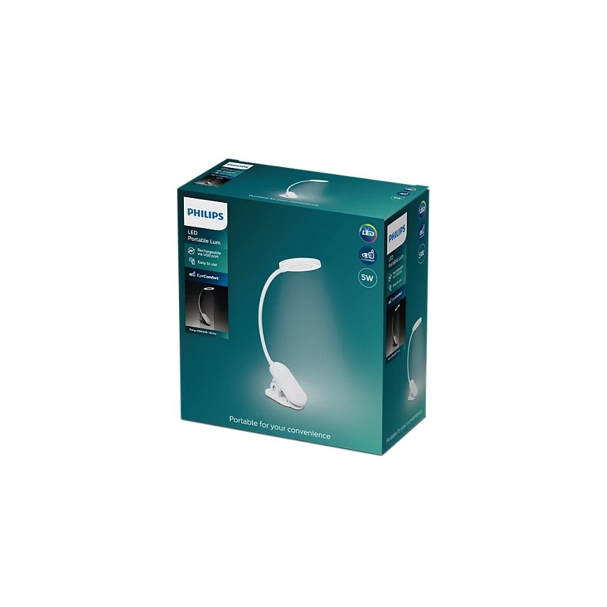 Philips - Lámpara LED regulable con clip LED/5W/5V CRI 90