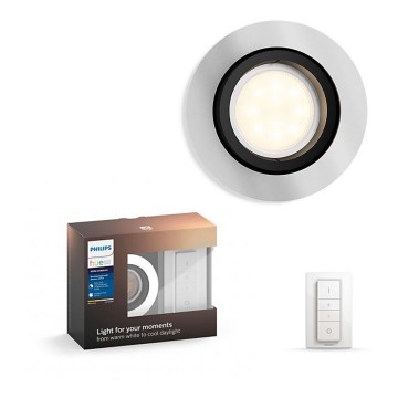 Philips - Lámpara LED regulable Hue MILLISKIN 1xGU10/5,5W/230V + mando a distancia
