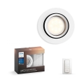 Philips - Lámpara LED regulable Hue MILLISKIN 1xGU10/5,5W/230V + mando a distancia