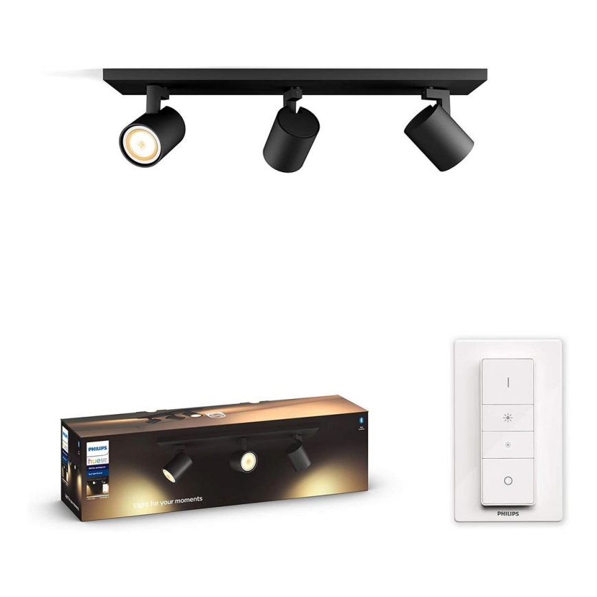 Philips - Lámpara LED regulable Hue RUNNER 3xGU10/5W/230V + mando a distancia