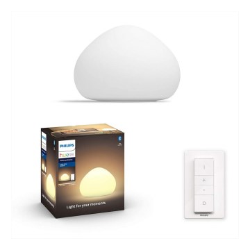 Philips - Lámpara LED regulable Hue WELLNER 1xE27/8,5W/230V + mando a distancia