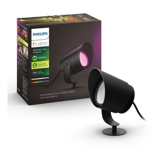 Philips - Lámpara LED RGB para exteriores Hue LILY LED/15W/230V IP65