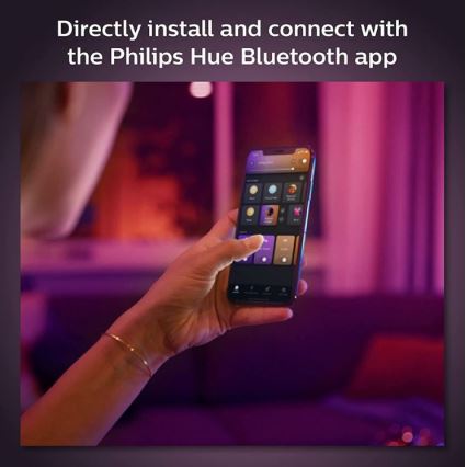 Philips - Lámpara colgante regulable con cable para sistema de riel Hue PERIFO LED RGB/5,2W/24V 2000-6500K