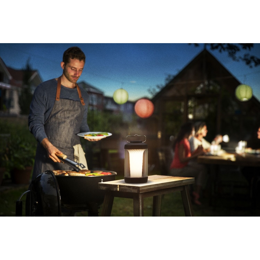 Philips - Lámpara portátil LED regulable CICERO LED/6W/5V 4000 mAh IP54