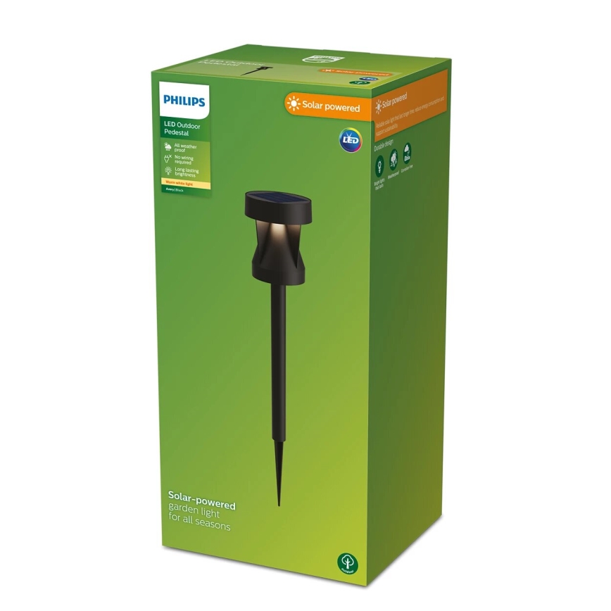 Philips - Lámpara solar LED AVERY LED/1,8W/3,7V 2600 mAh 2700K IP44