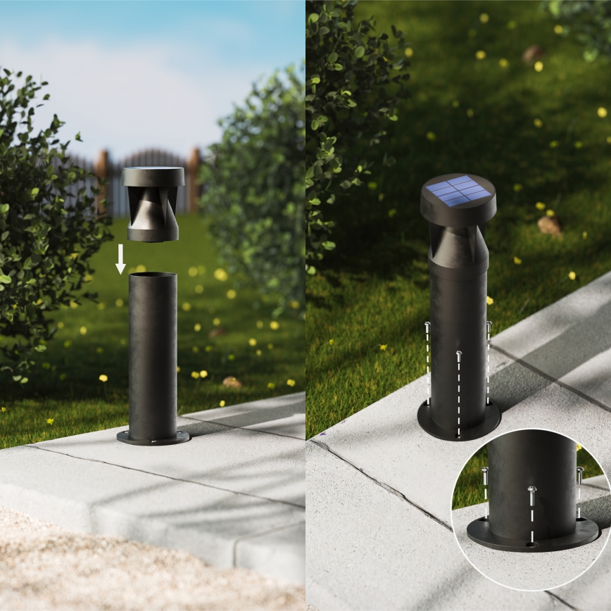 Philips - Lámpara solar LED AVERY LED/1,8W/3,7V 2600 mAh 2700K IP44