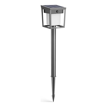 Philips - Lámpara solar LED con sensor de movimiento y crepuscular BLAISE LED/1,5W/3,7V 2600 mAh 3000K IP44